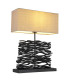 Jamie Table Lamp with Shade Black 1x E27-5
