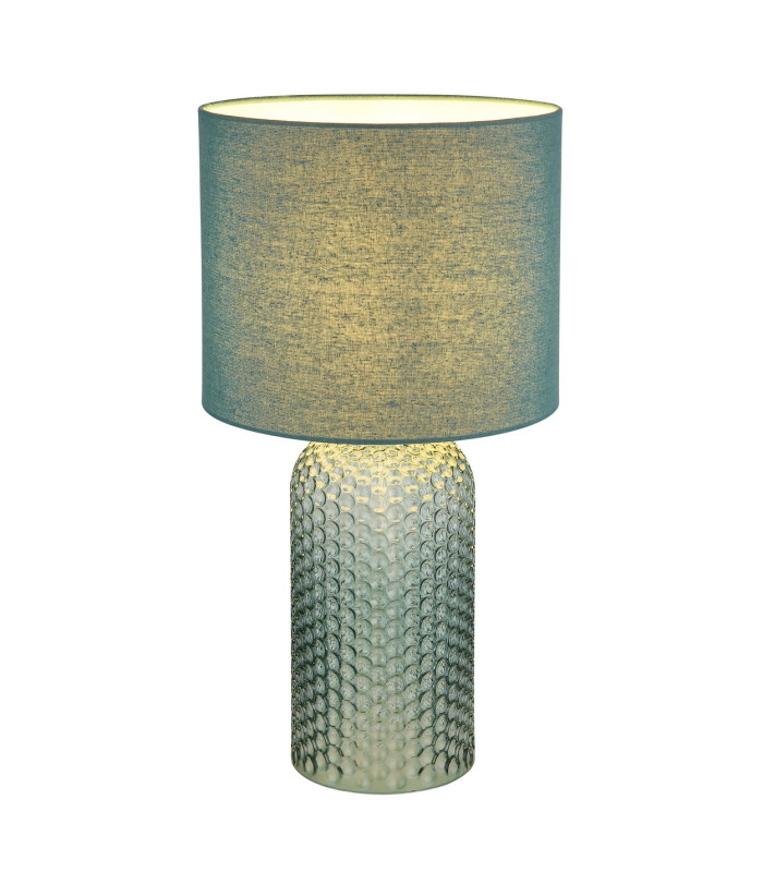 Sofia Table Lamp with Round Shade Pale Green 1x E27-1