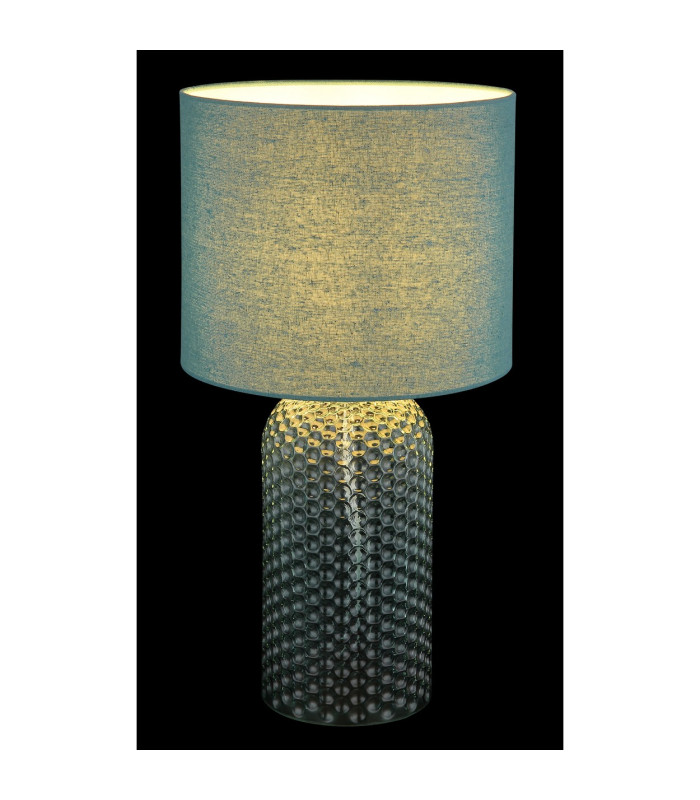 Sofia Table Lamp with Round Shade Pale Green 1x E27-4