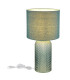 Sofia Table Lamp with Round Shade Pale Green 1x E27-6