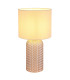 Sofia Table Lamp with Round Shade Champagne Colored 1x E27-1