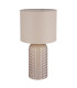 Sofia Table Lamp with Round Shade Champagne Colored 1x E27-2