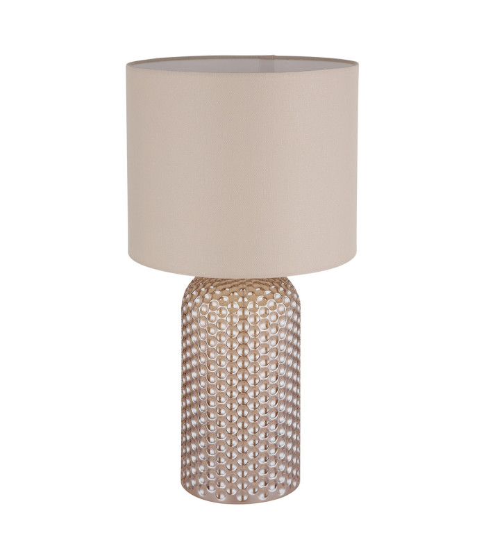 Sofia Table Lamp with Round Shade Champagne Colored 1x E27-2
