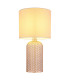 Sofia Table Lamp with Round Shade Champagne Colored 1x E27-3