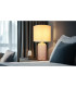 Sofia Table Lamp with Round Shade Champagne Colored 1x E27-7