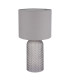 Sofia Table Lamp with Round Shade Grey 1x E27-2