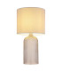 Sofia Table Lamp with Round Shade Grey 1x E27-3