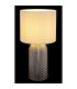 Sofia Table Lamp with Round Shade Grey 1x E27-4