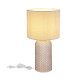 Sofia Table Lamp with Round Shade Grey 1x E27-6