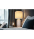 Sofia Table Lamp with Round Shade Grey 1x E27-7