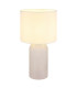 Sofia Table Lamp with Round Shade White 1x E27-1