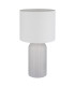 Sofia Table Lamp with Round Shade White 1x E27-2