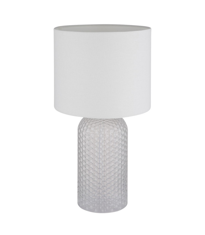 Sofia Table Lamp with Round Shade White 1x E27-2