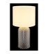 Sofia Table Lamp with Round Shade White 1x E27-4
