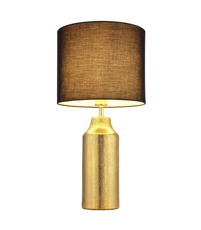 Elden Table Lamp with Round Shade Gold Colors 1x E27-3