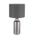 Elden Table Lamp with Round Shade Silver Colored 1x E27-2