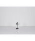 Kokkini Bedside Table Lamp Matt Black Smoke Glass Shade 1x E14-6