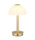 Uldin Bedside Table Lamp Brass-Coloured Matt Opal Glass Shade LED 3000K-1