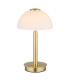 Uldin Bedside Table Lamp Brass-Coloured Matt Opal Glass Shade LED 3000K-7