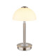 Uldin Bedside Table Lamp Nickel Matt Opal Glass Shade LED 3000K-1