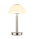 Uldin Bedside Table Lamp Nickel Matt Opal Glass Shade LED 3000K-3