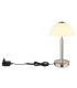 Uldin Bedside Table Lamp Nickel Matt Opal Glass Shade LED 3000K-6