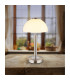 Uldin Bedside Table Lamp Nickel Matt Opal Glass Shade LED 3000K-10