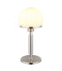Haku Globe Table Lamp Nickel Matt Opal Glass Shade 1x E27-1