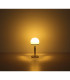Haku Globe Table Lamp Nickel Matt Opal Glass Shade 1x E27-5