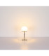 Haku Globe Table Lamp Nickel Matt Opal Glass Shade 1x E27-6