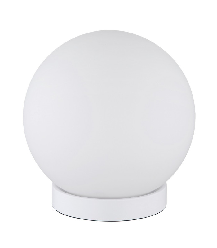 Norta Globe Table Lamp White Matt Ball Opal Glass Shade 1x E27-2