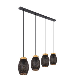 Narri Bar Pendant Ceiling Light Gold Colors 4x E27-2