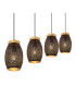 Narri Bar Pendant Ceiling Light Gold Colors 4x E27-4