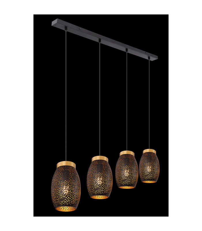 Narri Bar Pendant Ceiling Light Gold Colors 4x E27-5