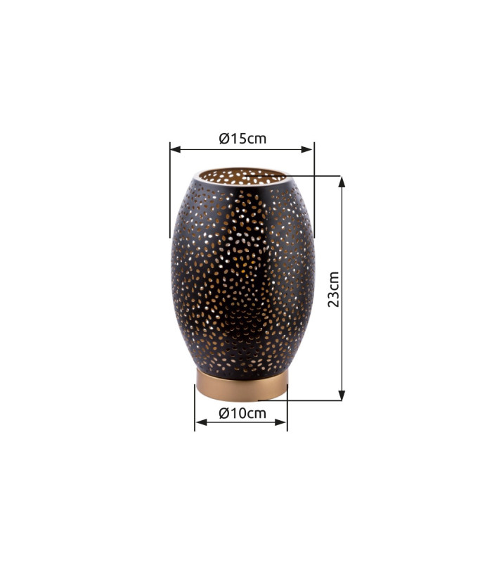 Narri I Bedside Table Lamp Gold Colors 1x E27-9