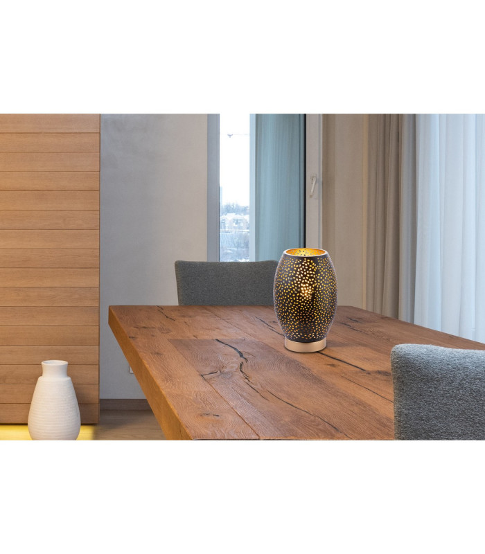 Narri II Bedside Table Lamp Gold Colors 1x E27-8