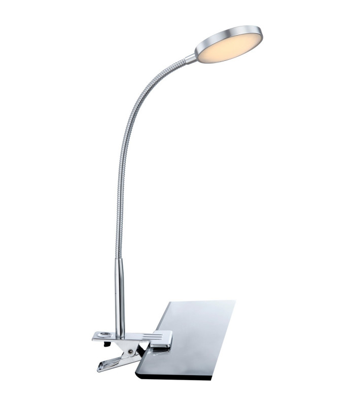 Pegasi Clamp & Clip On Lamp Chrome LED 3000K-1