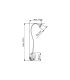 Serpent Clamp & Clip On Lamp Nickel Matt LED 3000K-4