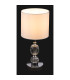 Bronn 21cm Table Lamp with Round Shade Chrome 1x E14-4