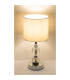 Bronn 21cm Table Lamp with Round Shade Chrome 1x E14-5