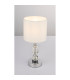 Bronn 15cm Table Lamp with Round Shade Chrome 1x E14-6