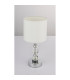 Bronn 15cm Table Lamp with Round Shade Chrome 1x E14-7