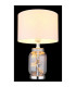Ginko Table Lamp with Round Shade Chrome 1x E27-5
