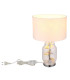 Ginko Table Lamp with Round Shade Chrome 1x E27-6