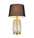 Classy Table Lamp with Round Tapered Shade Brass-Coloured 1x E27-3