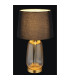 Classy Table Lamp with Round Tapered Shade Brass-Coloured 1x E27-4