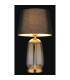 Classy Table Lamp with Round Tapered Shade Brass-Coloured 1x E27-5
