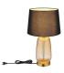 Classy Table Lamp with Round Tapered Shade Brass-Coloured 1x E27-6