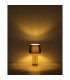 Classy Table Lamp with Round Tapered Shade Brass-Coloured 1x E27-7