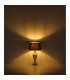 Leila Table Lamp with Round Tapered Shade Old Brass 1x E27-7